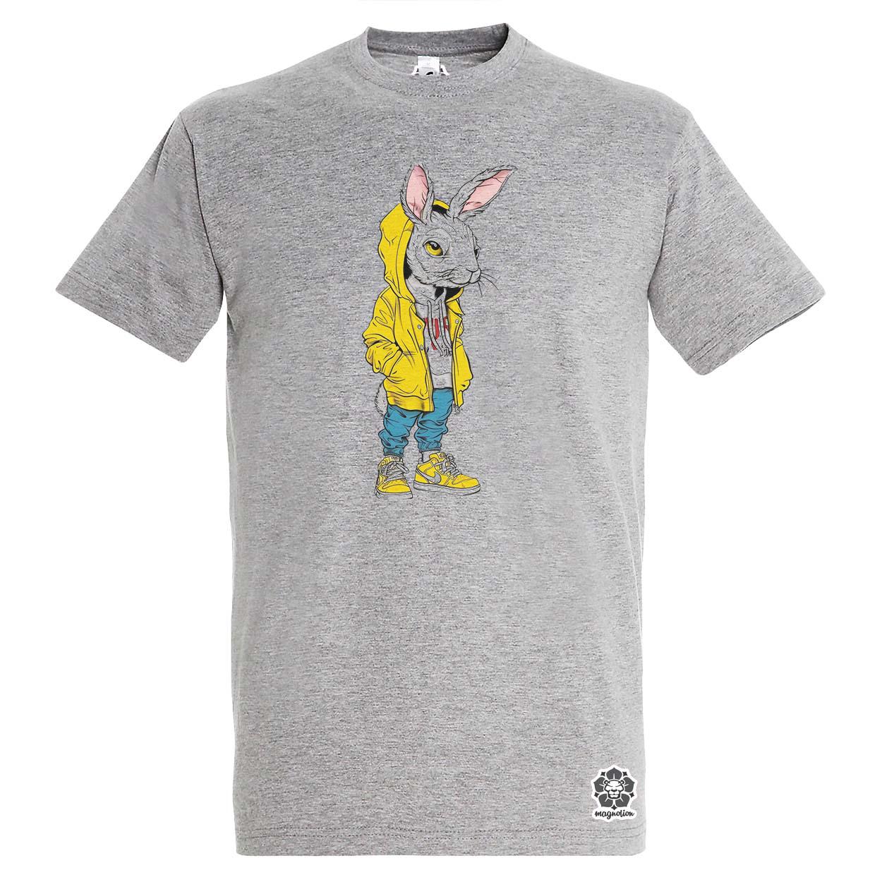 Hip Hop nyuszi v6 egyedi póló 