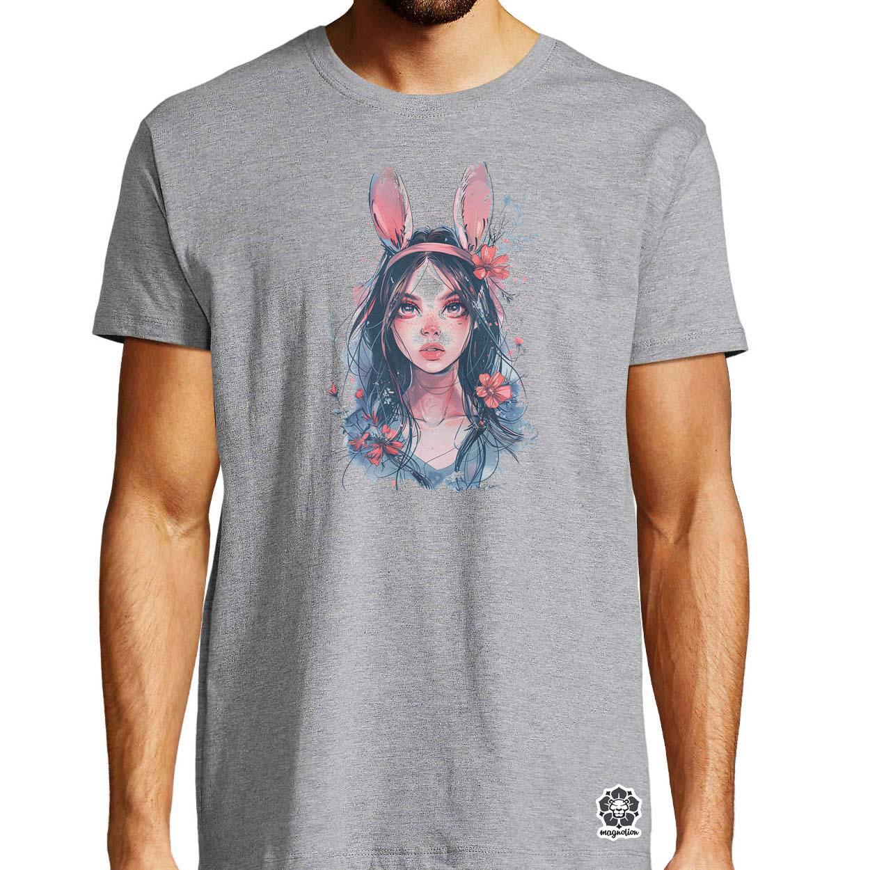 Manga nyuszi lány v2 egyedi póló 