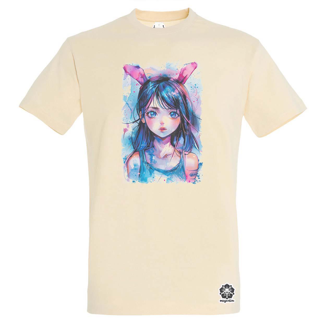 Manga nyuszi lány v4 egyedi póló 