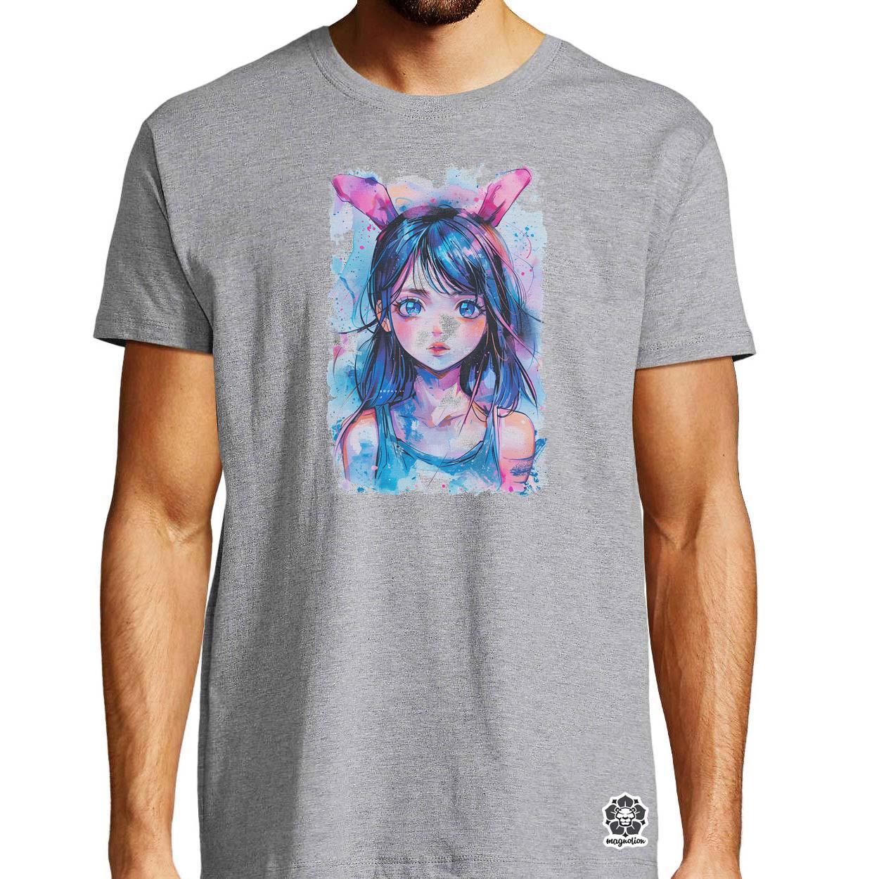 Manga nyuszi lány v4 egyedi póló 