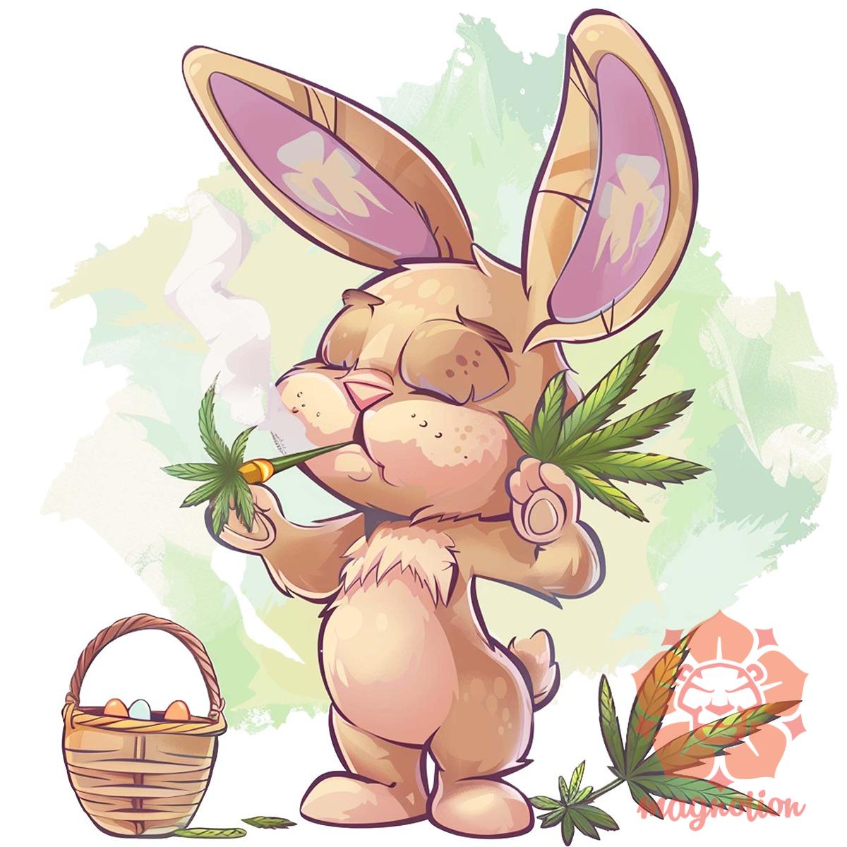 Weed nyuszi v5 egyedi póló 
