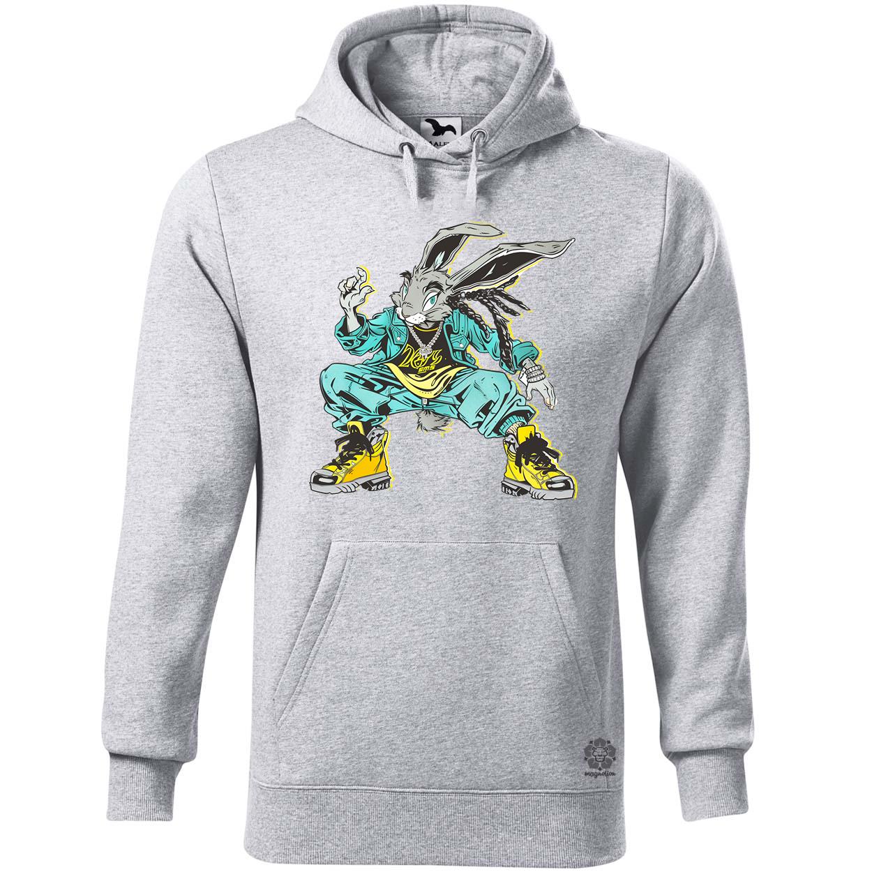 Hip Hop nyuszi v10 egyedi  pulóver 