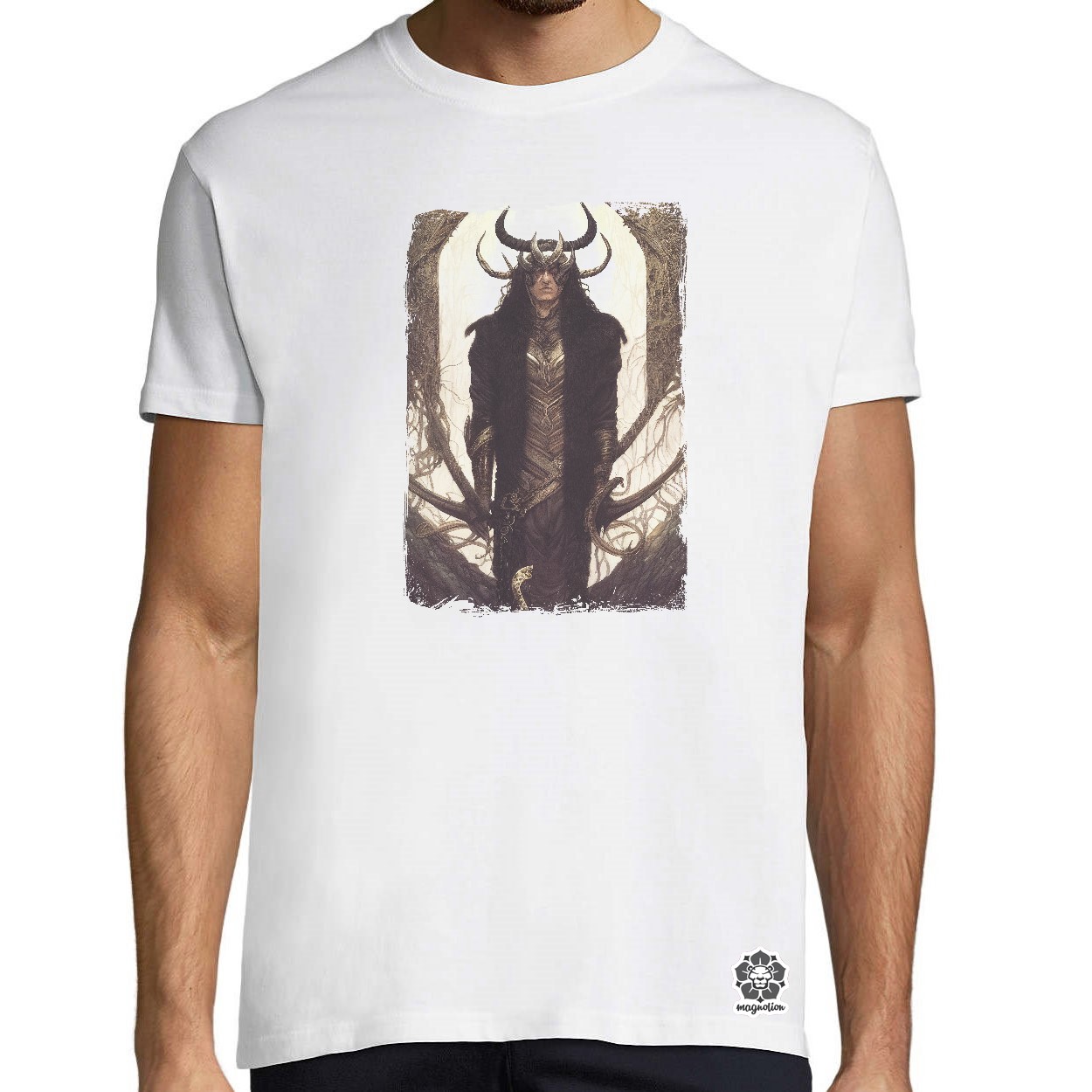Skandináv mitológia Loki v3 egyedi póló 