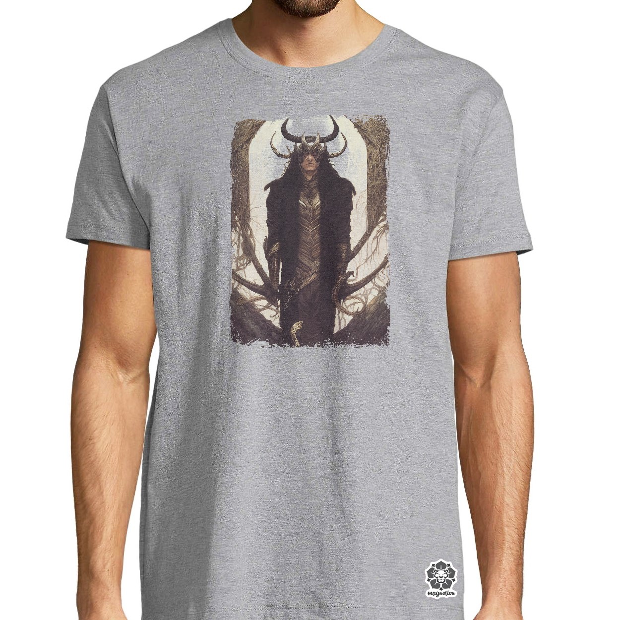 Skandináv mitológia Loki v3 egyedi póló 