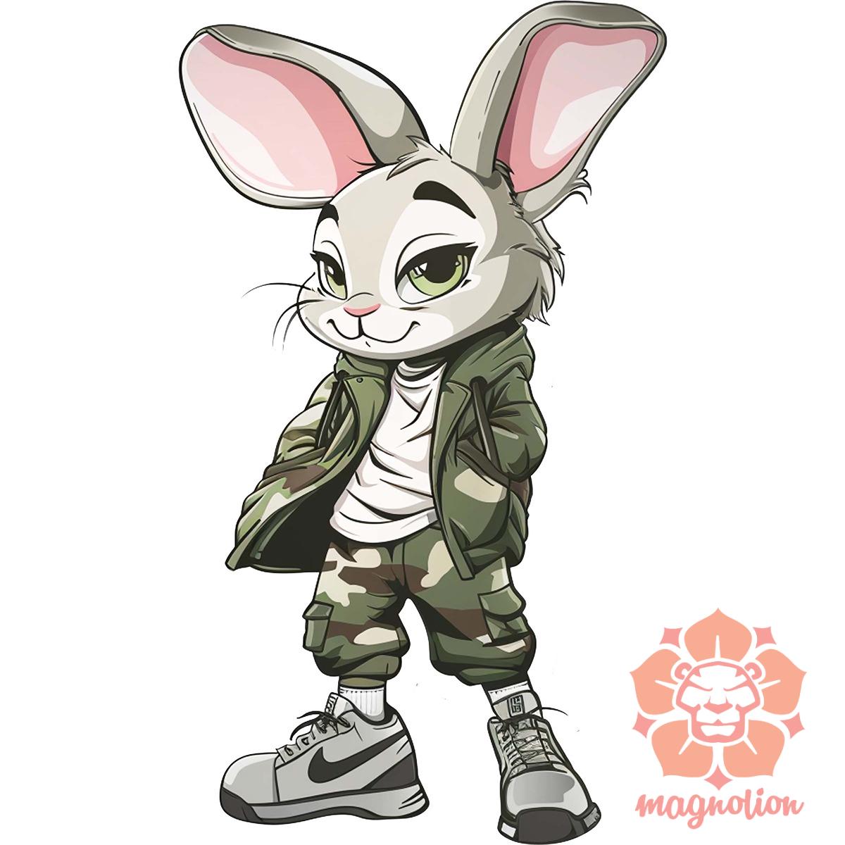 Hip Hop nyuszi v7 egyedi  pulóver 