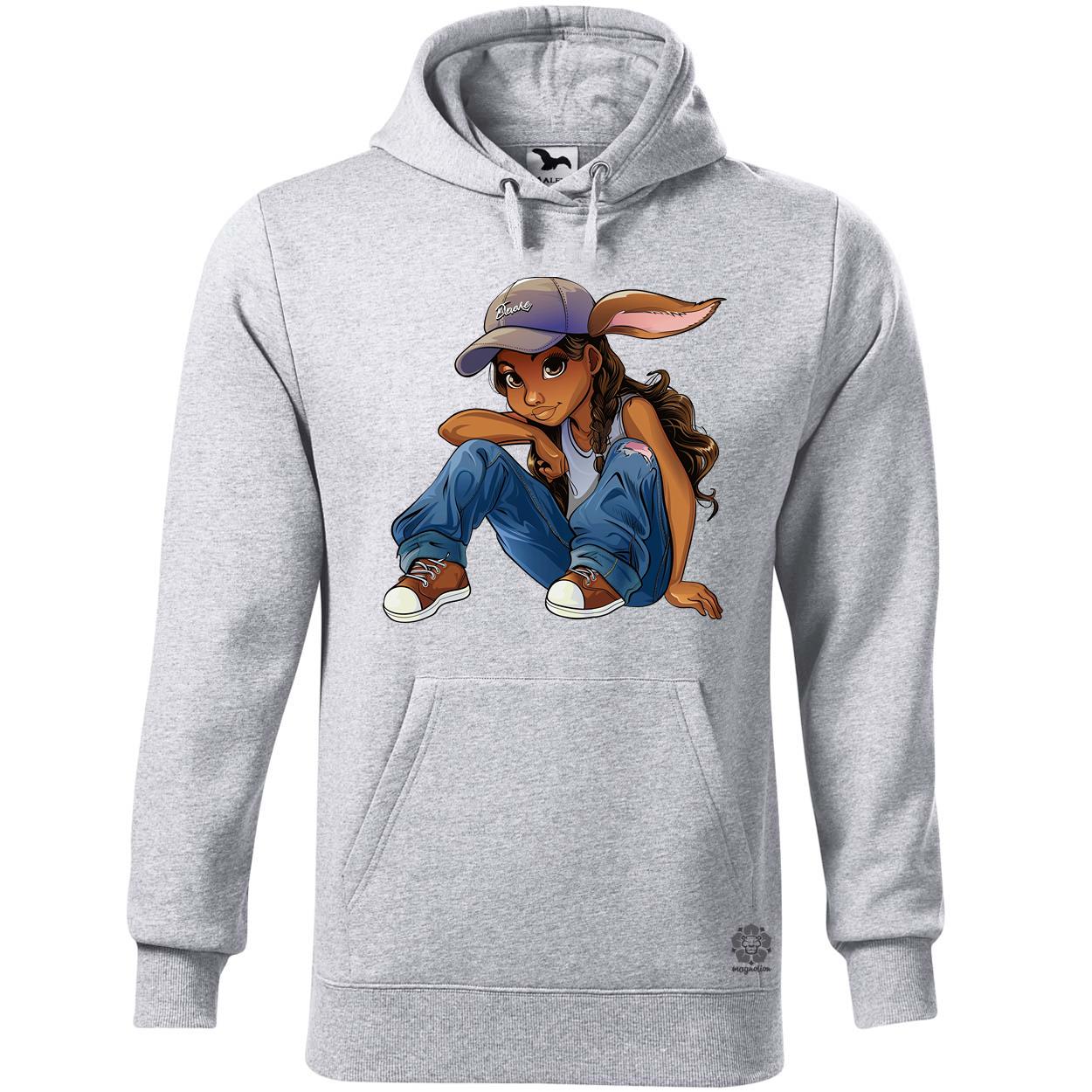 Hip Hop nyuszi v8 egyedi  pulóver 