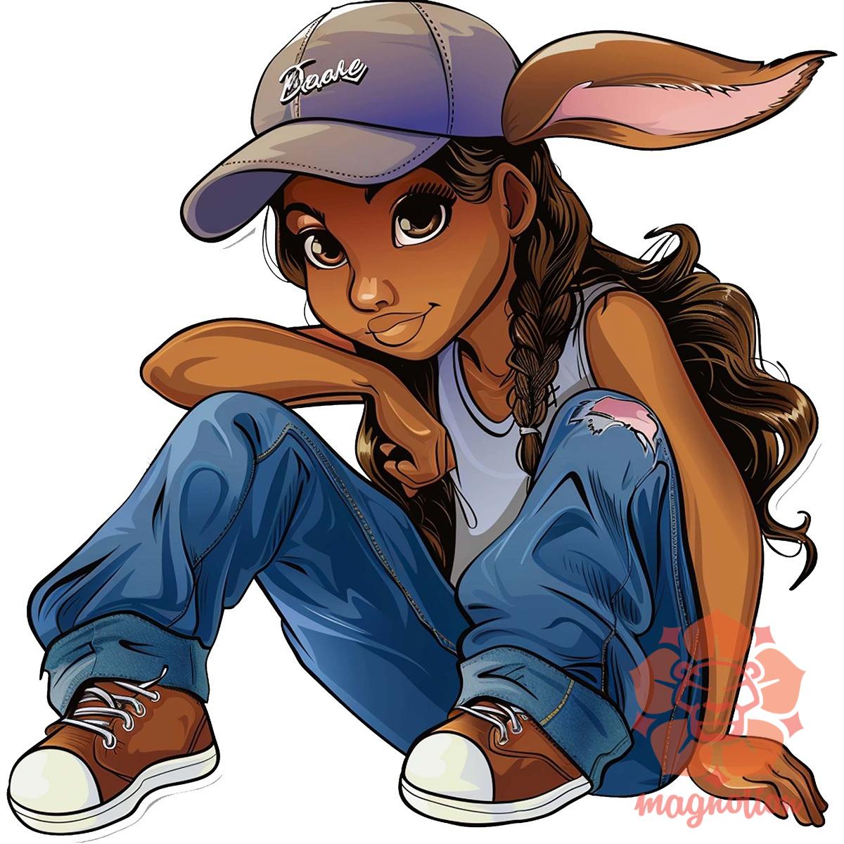 Hip Hop nyuszi v8 egyedi  pulóver 