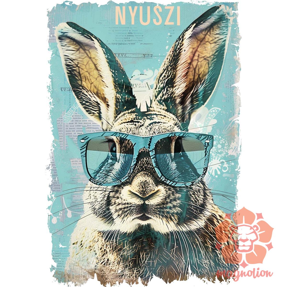 Retró nyuszi v10 egyedi  pulóver 