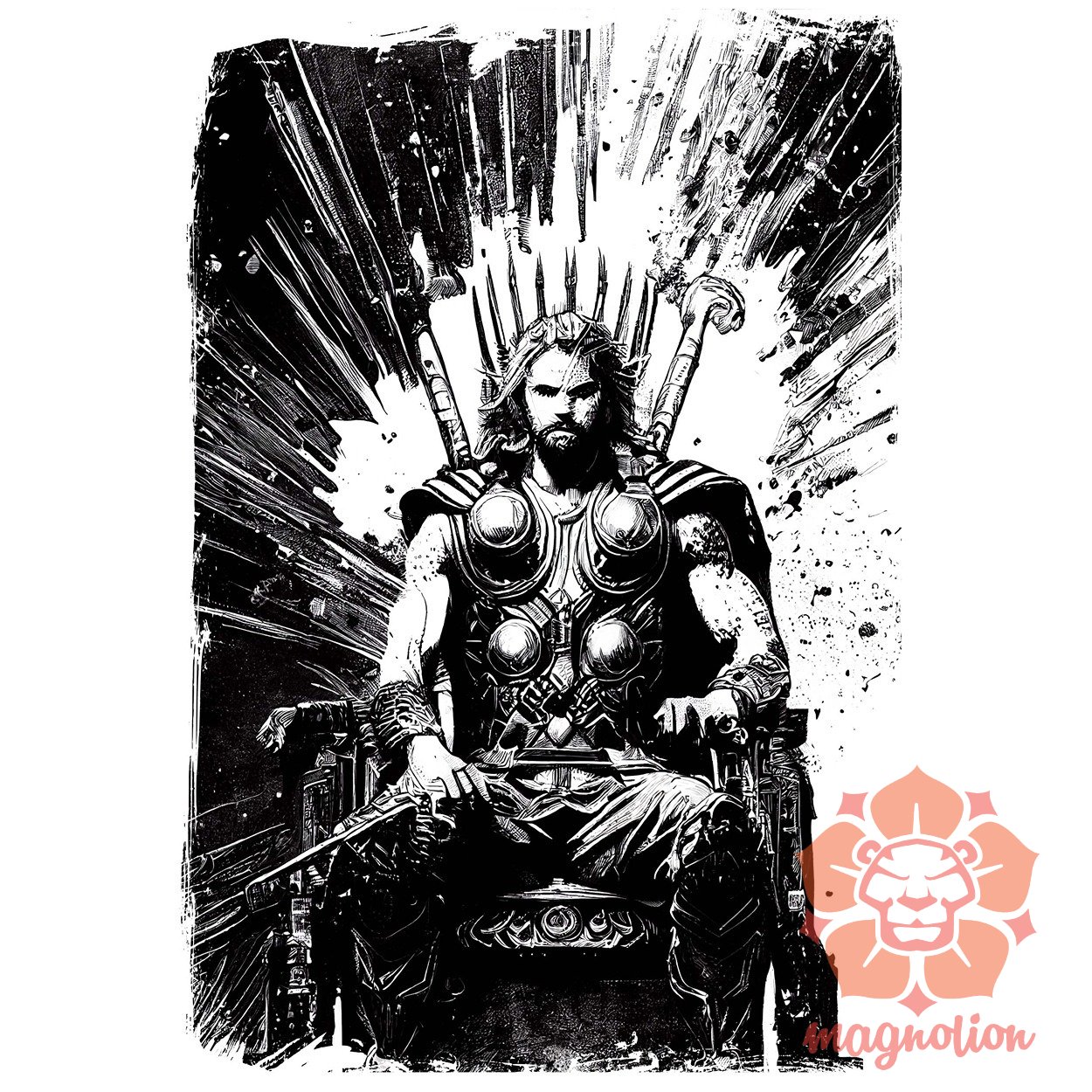 Skandináv mitológia Thor v1 egyedi póló 