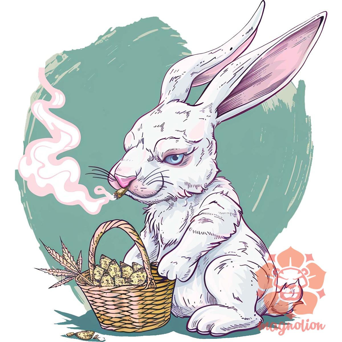Weed nyuszi v5 egyedi  pulóver 