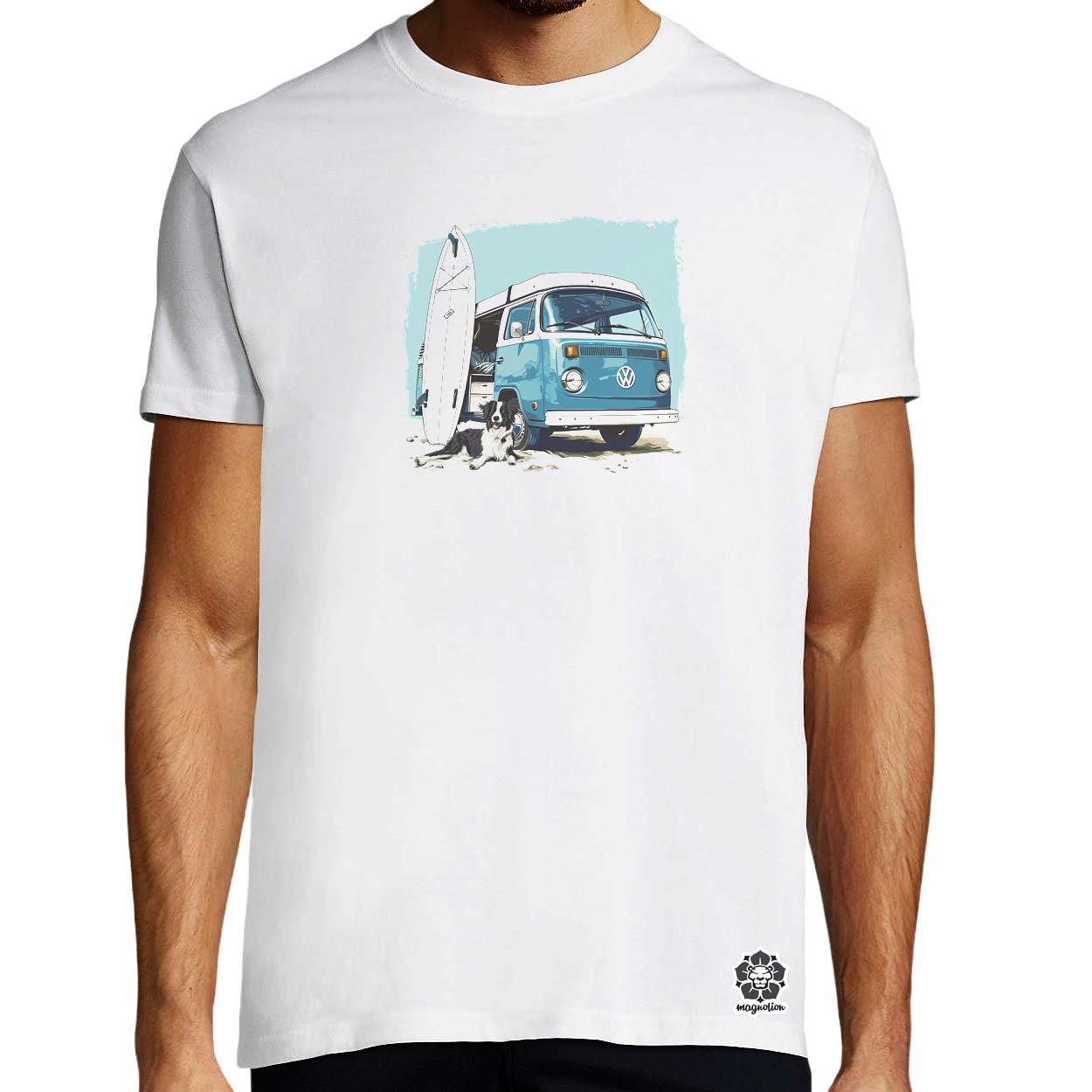 Campervan vibe v2 egyedi póló 
