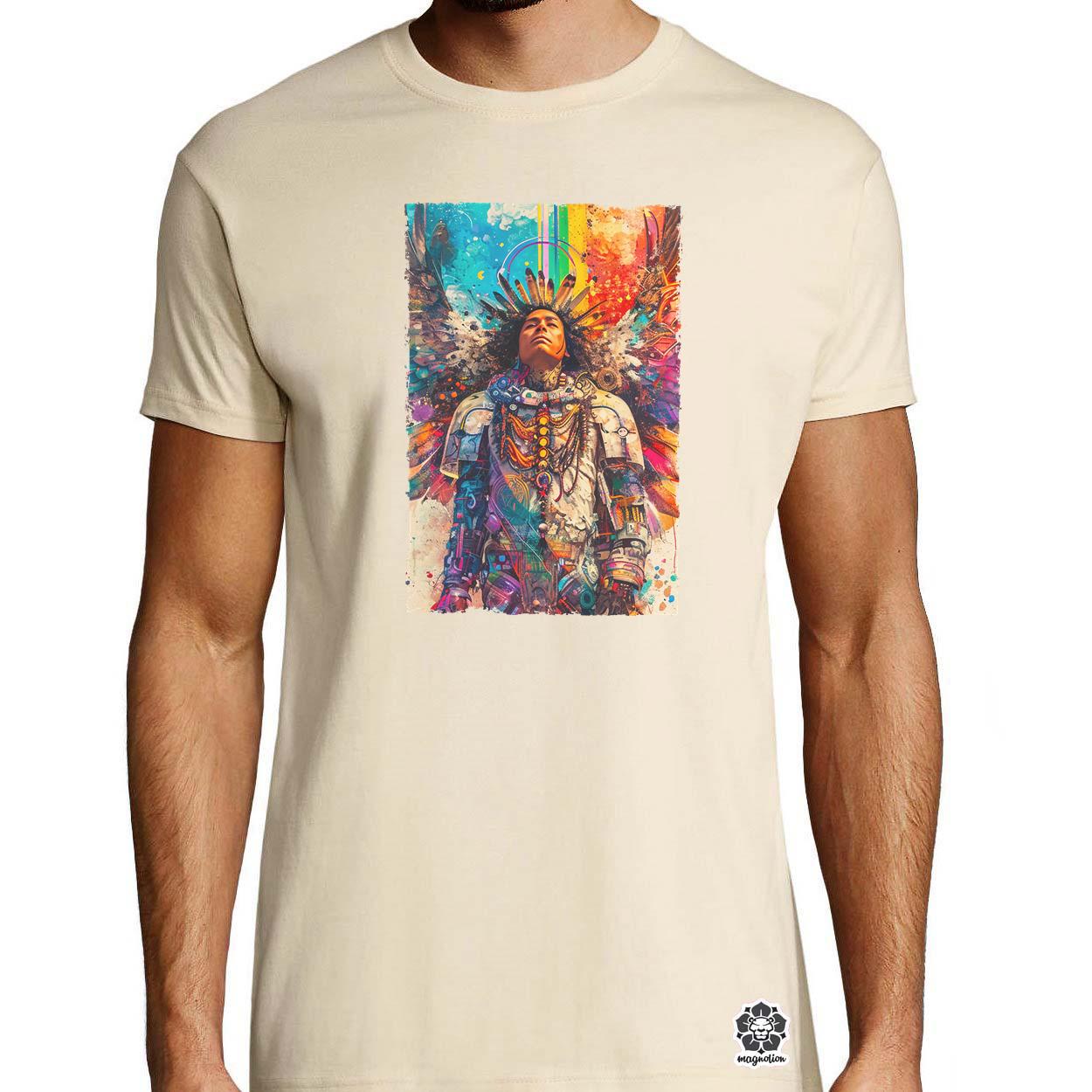 Art Nouveau amerikai őslakos v6 egyedi póló 