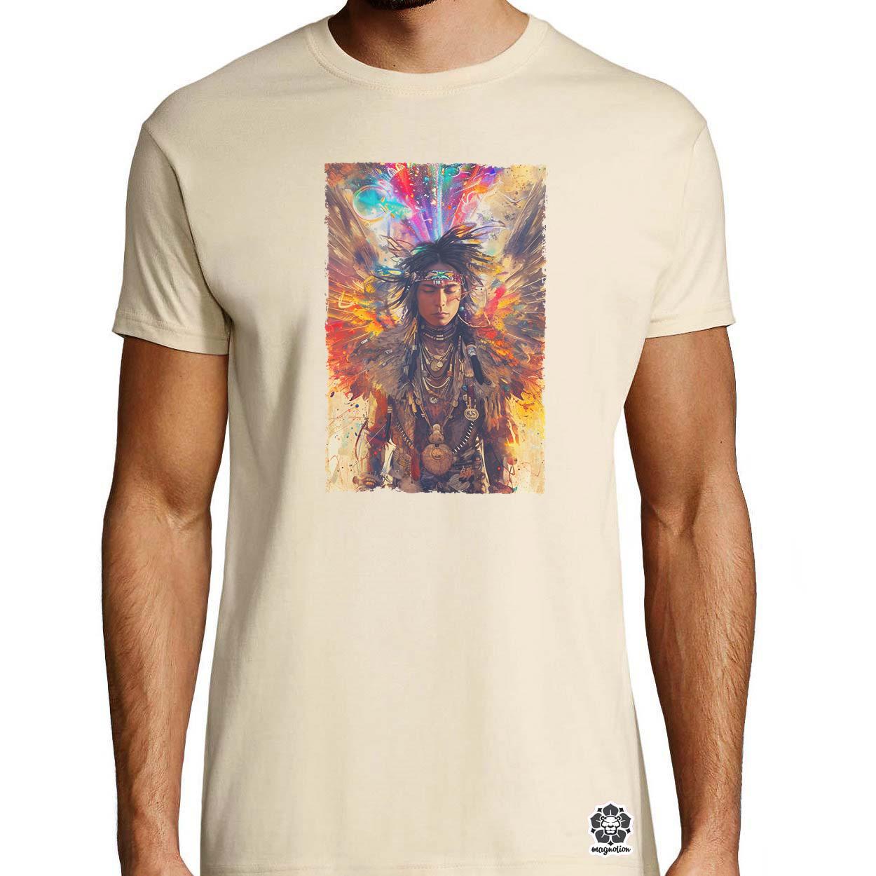 Art Nouveau amerikai őslakos v7 egyedi póló 