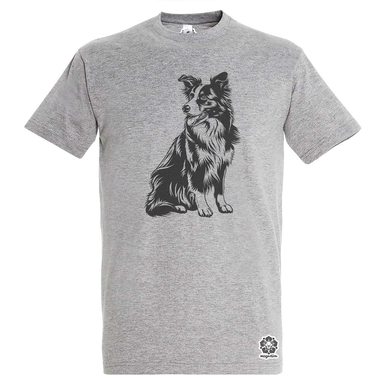 Border collie rajz v6 egyedi póló 