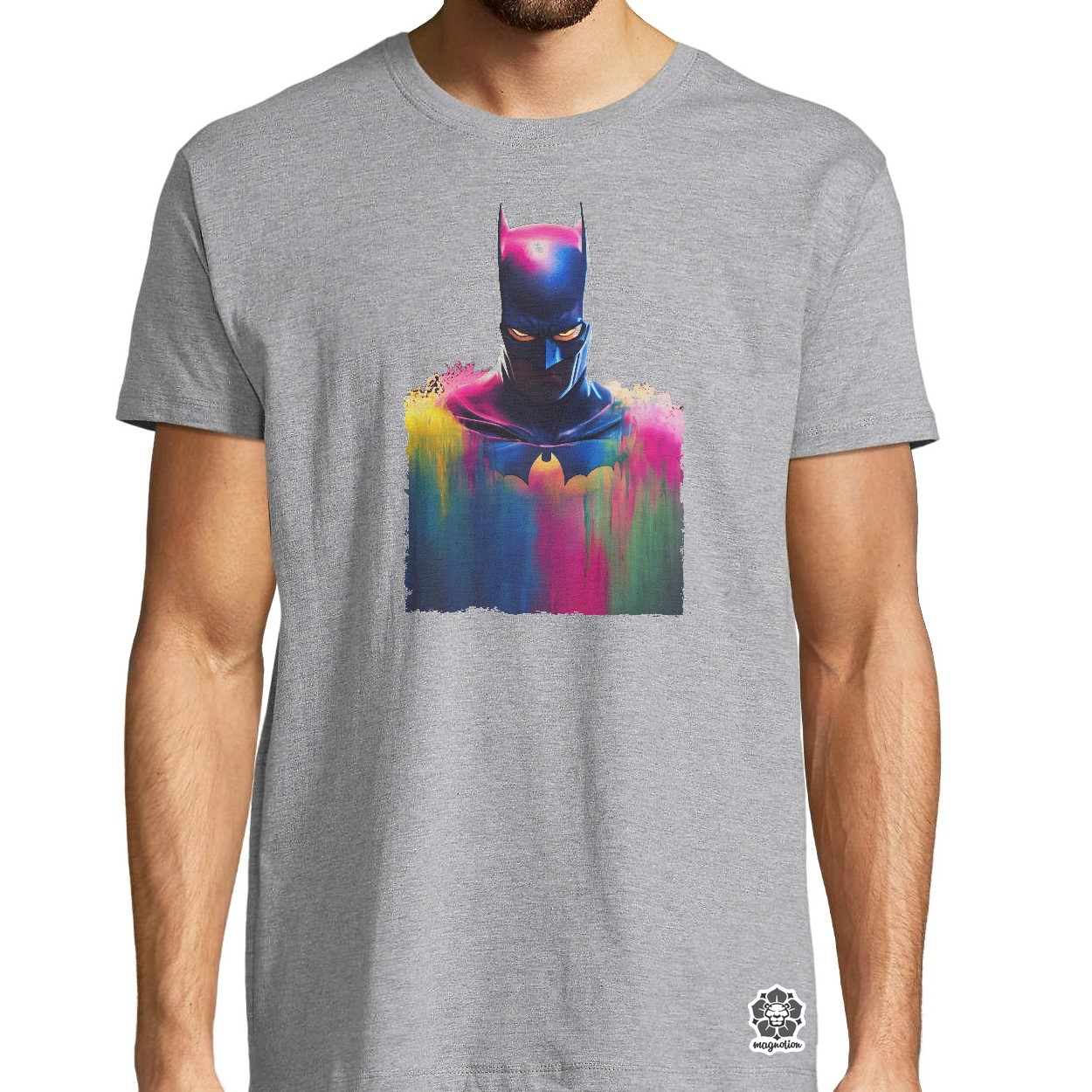 Batman színes folyékony bevonattal v1 egyedi póló 