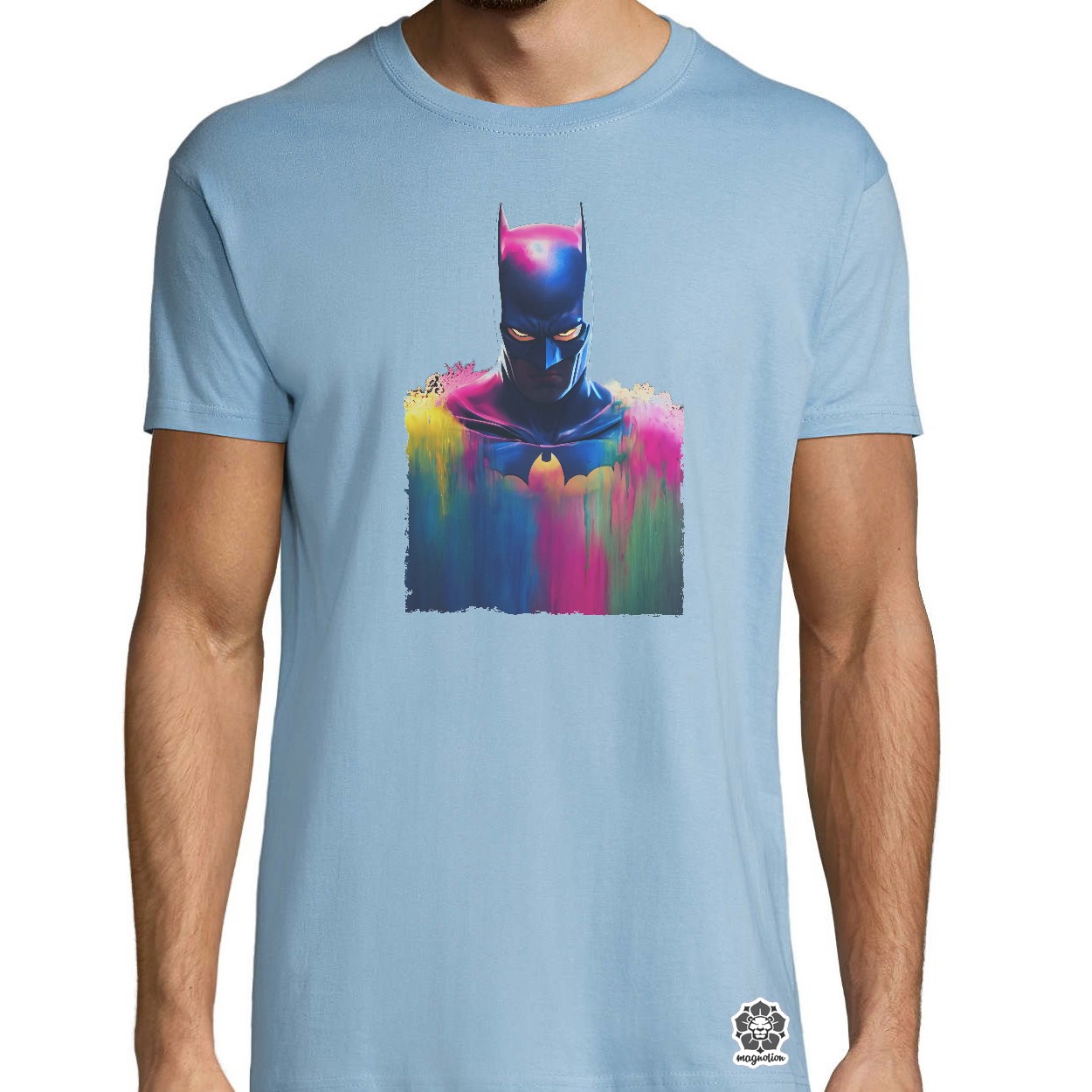 Batman színes folyékony bevonattal v1 egyedi póló 