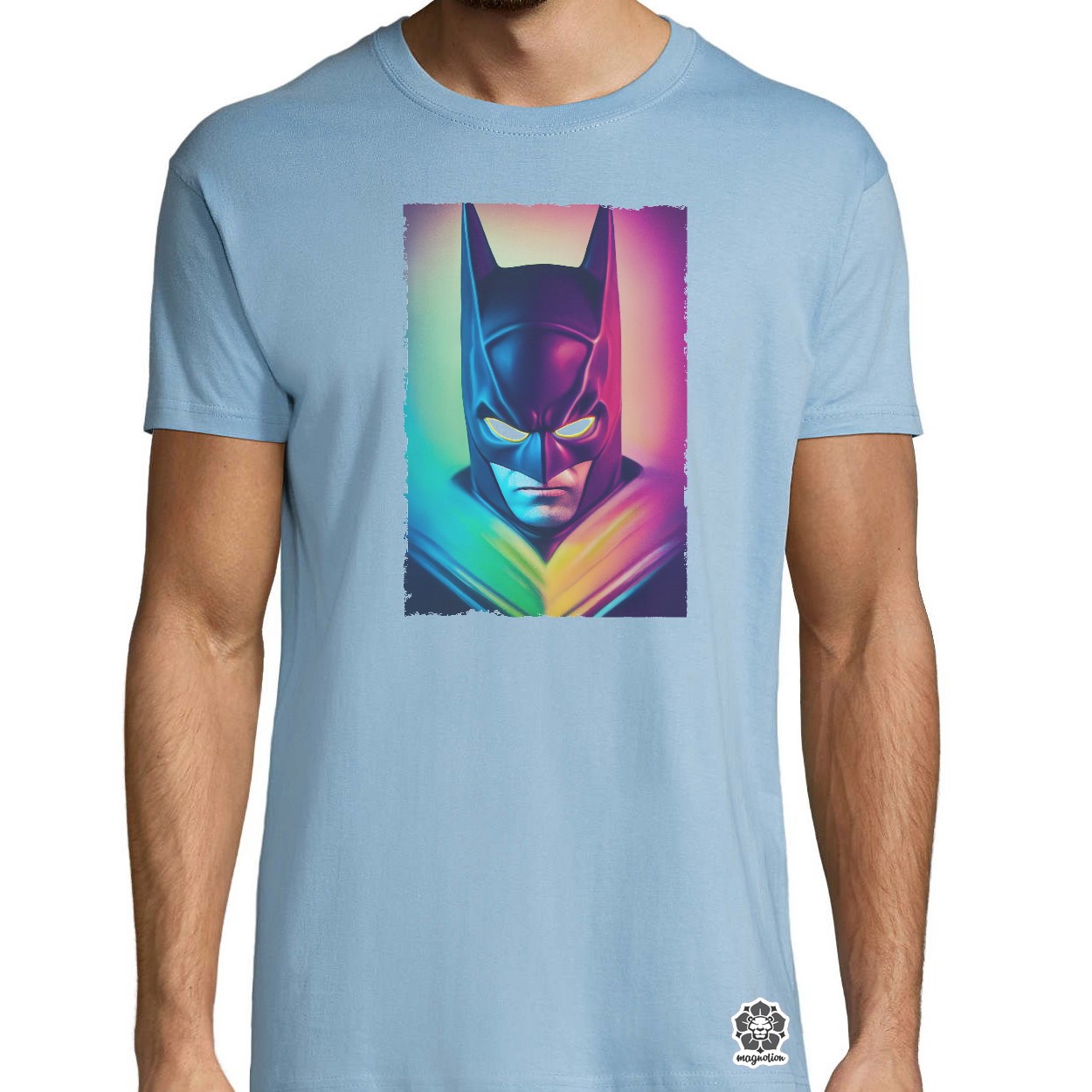Batman színes folyékony bevonattal v2 egyedi póló 