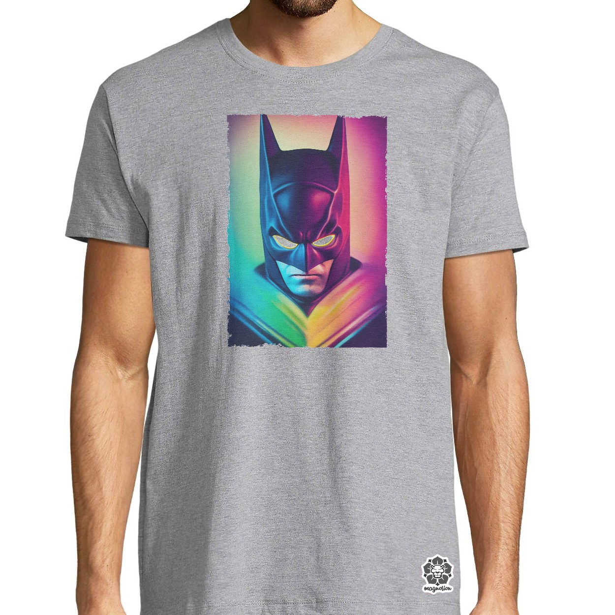 Batman színes folyékony bevonattal v2 egyedi póló 