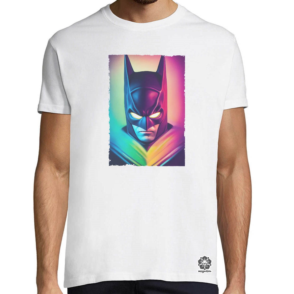 Batman színes folyékony bevonattal v2 egyedi póló 