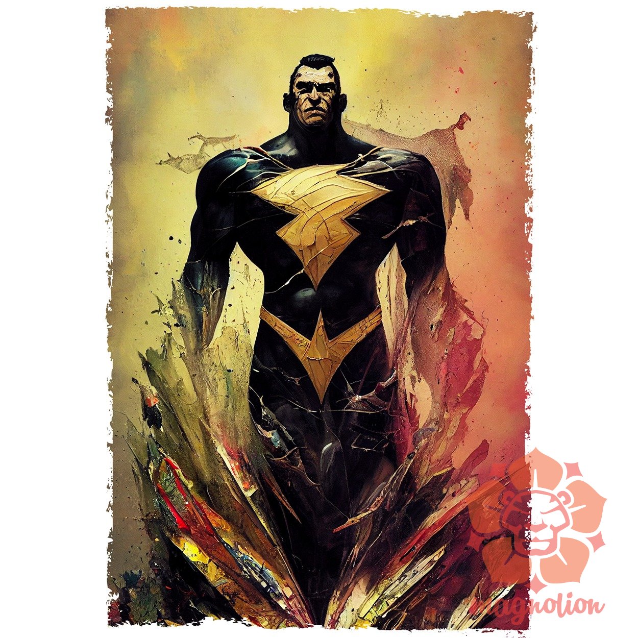 Black Adam fanart v1 egyedi póló 