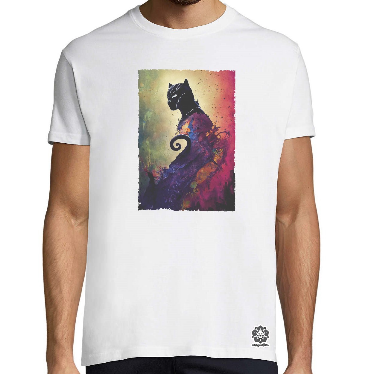 Fekete párduc fanart v2 egyedi póló 