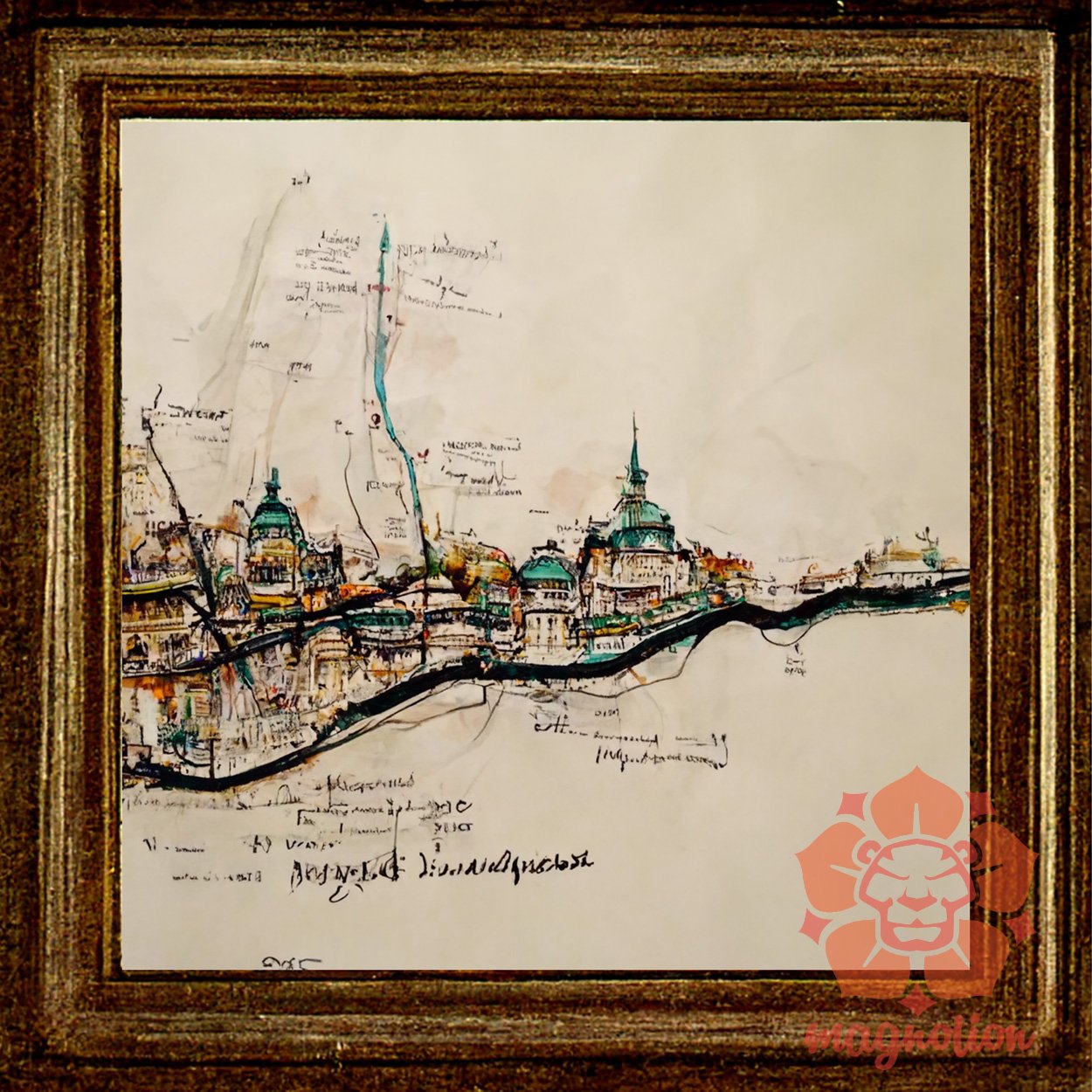 Budapest digitális művészet v2 egyedi póló 