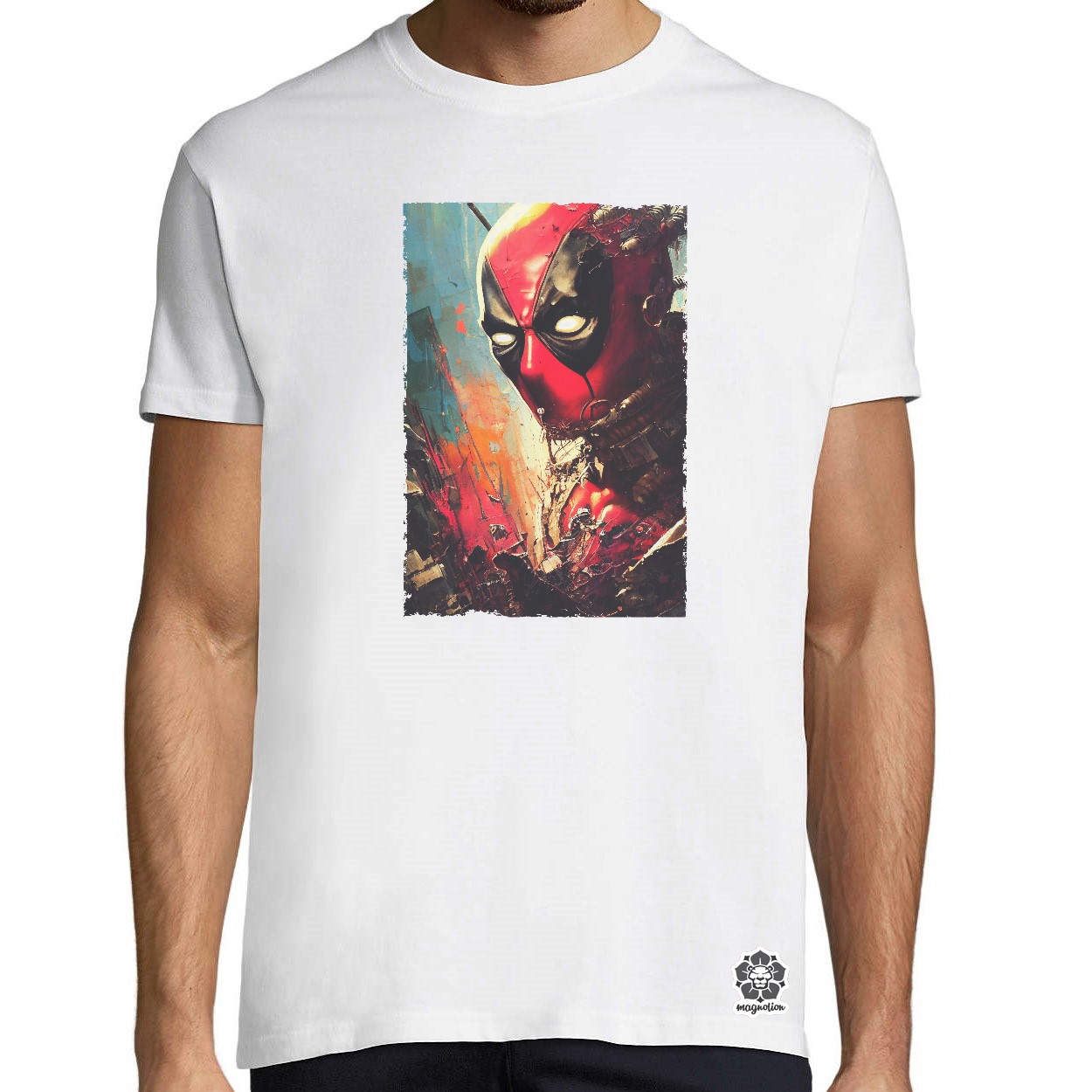 Grafiti művészet Deadpool v3 egyedi póló 