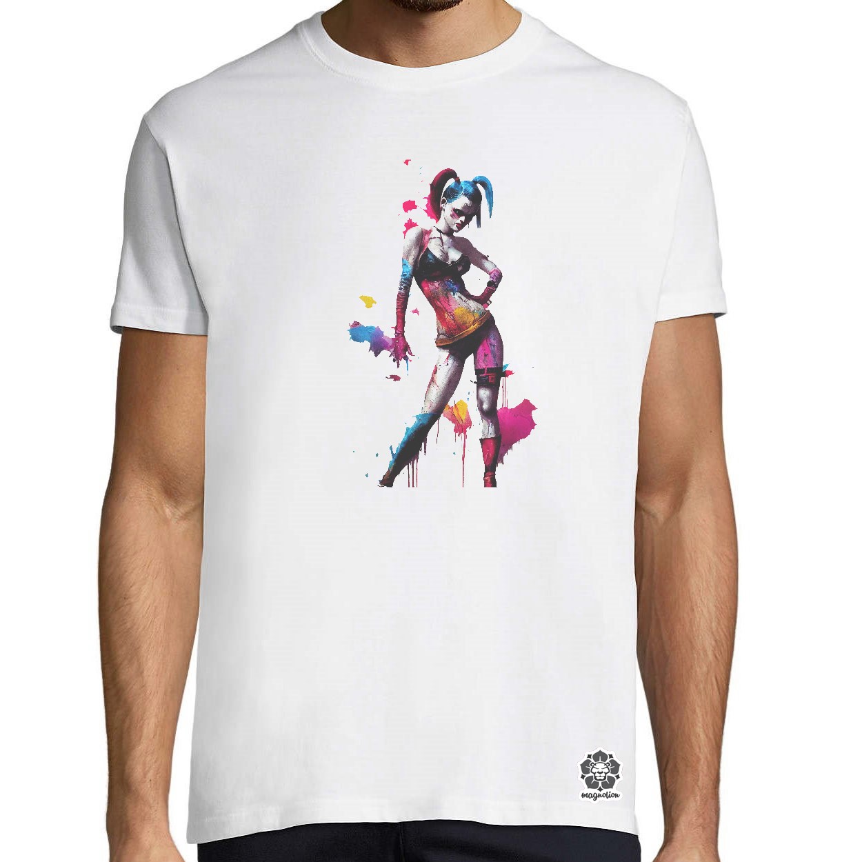 Grafiti művészet Harley Quinn v1 egyedi póló 