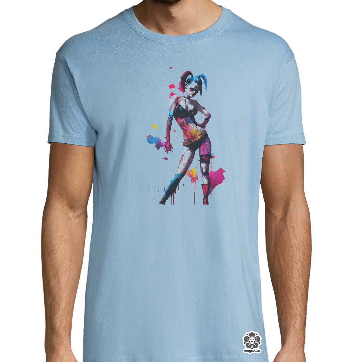 Grafiti művészet Harley Quinn v1 egyedi póló 