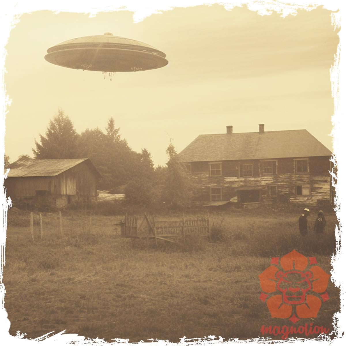 UFO portré v2 egyedi póló 