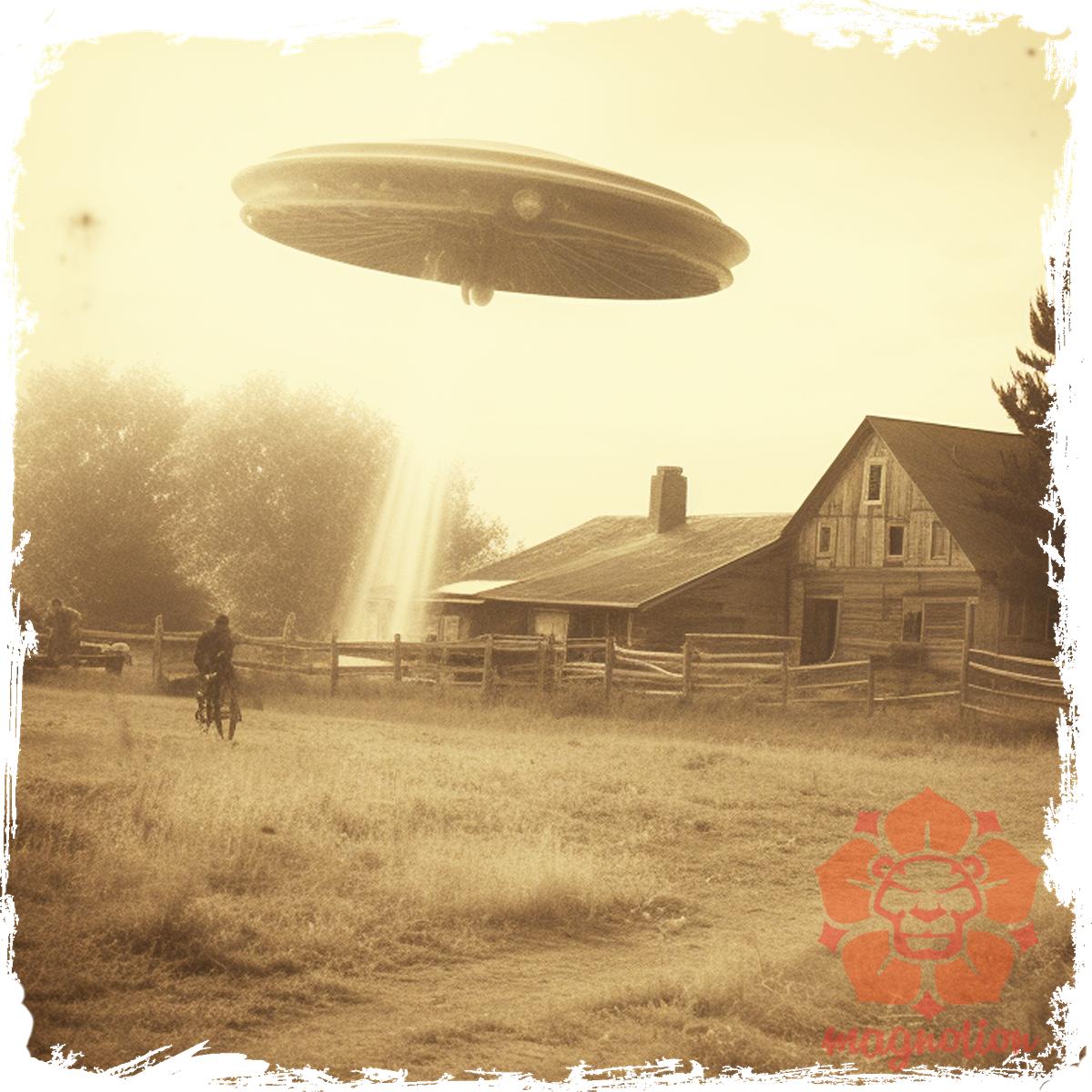 UFO portré v3 egyedi póló 