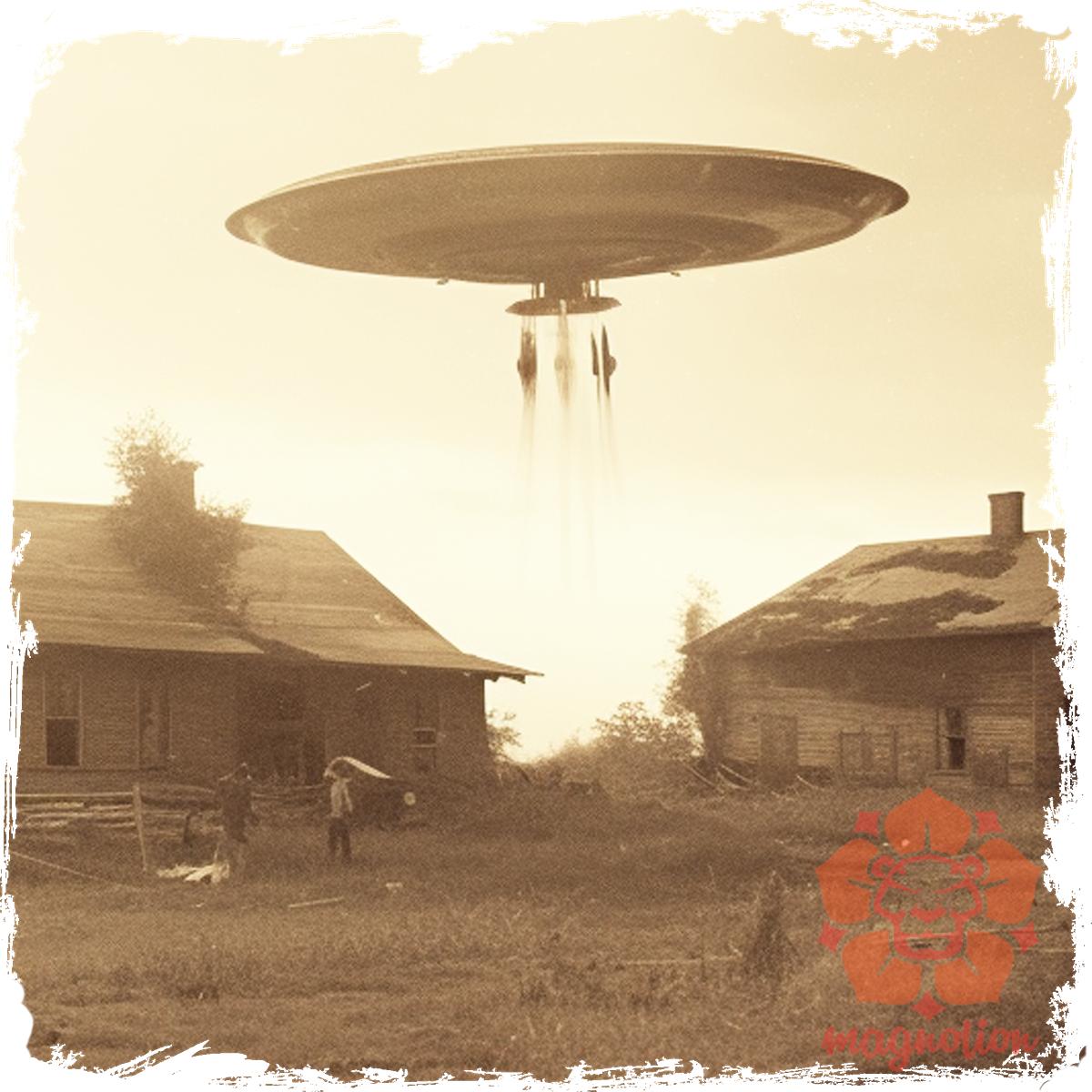UFO portré v4 egyedi póló 