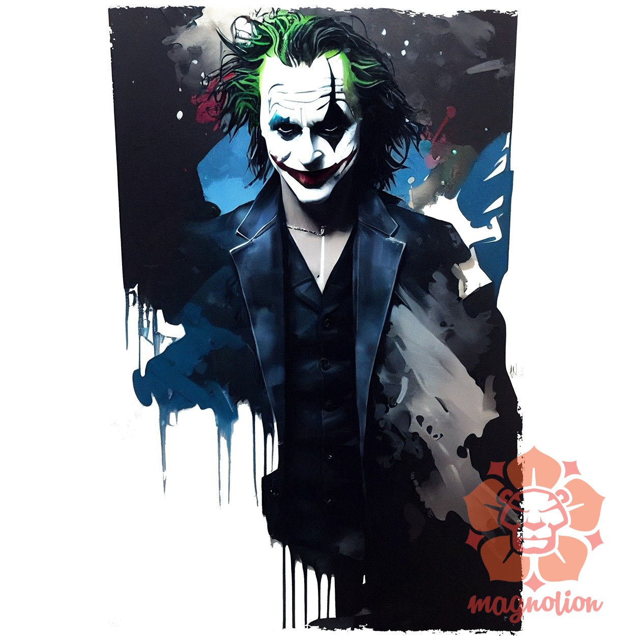 Grafiti művészet Joker v2 egyedi póló 