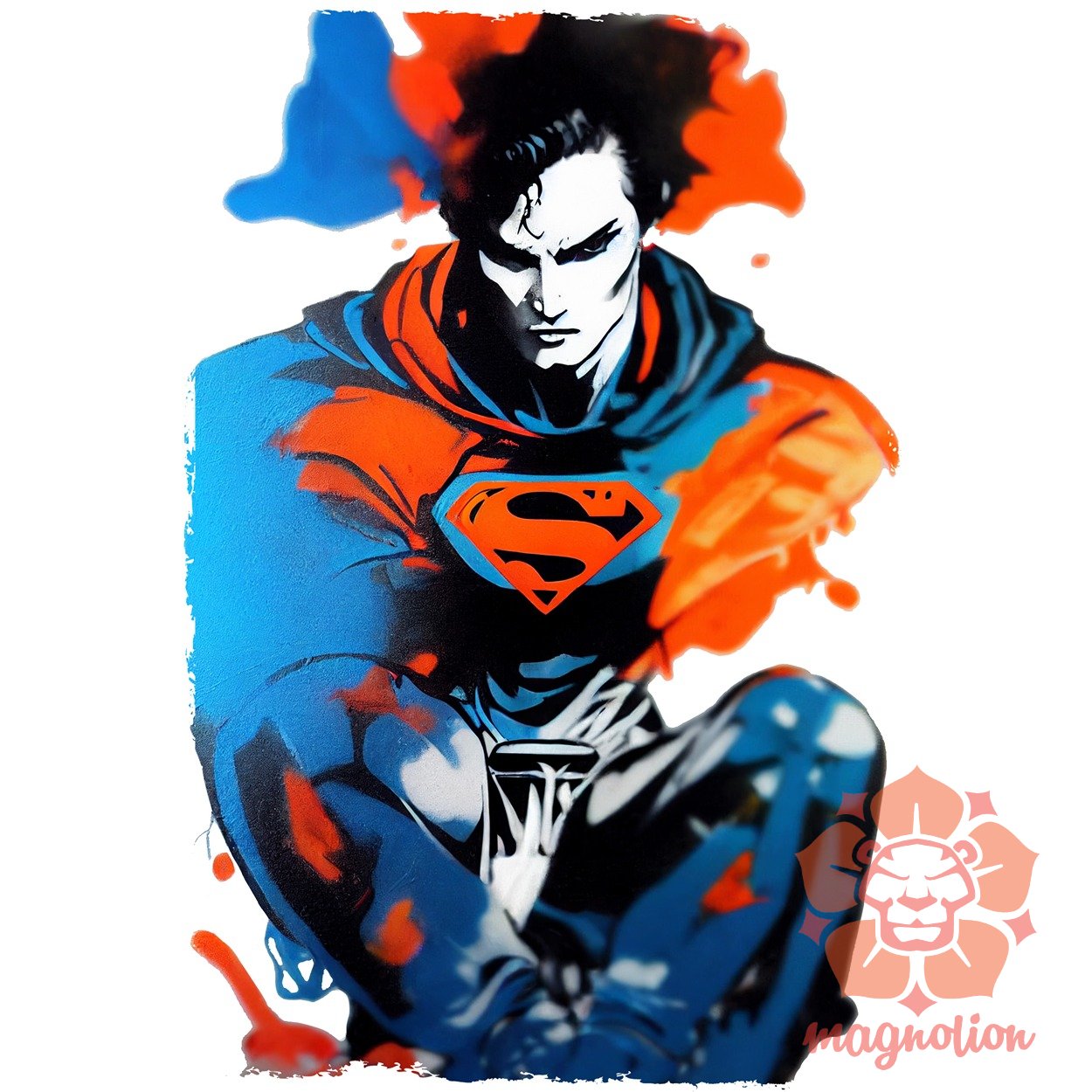 Grafiti művészet Superman v1 egyedi póló 