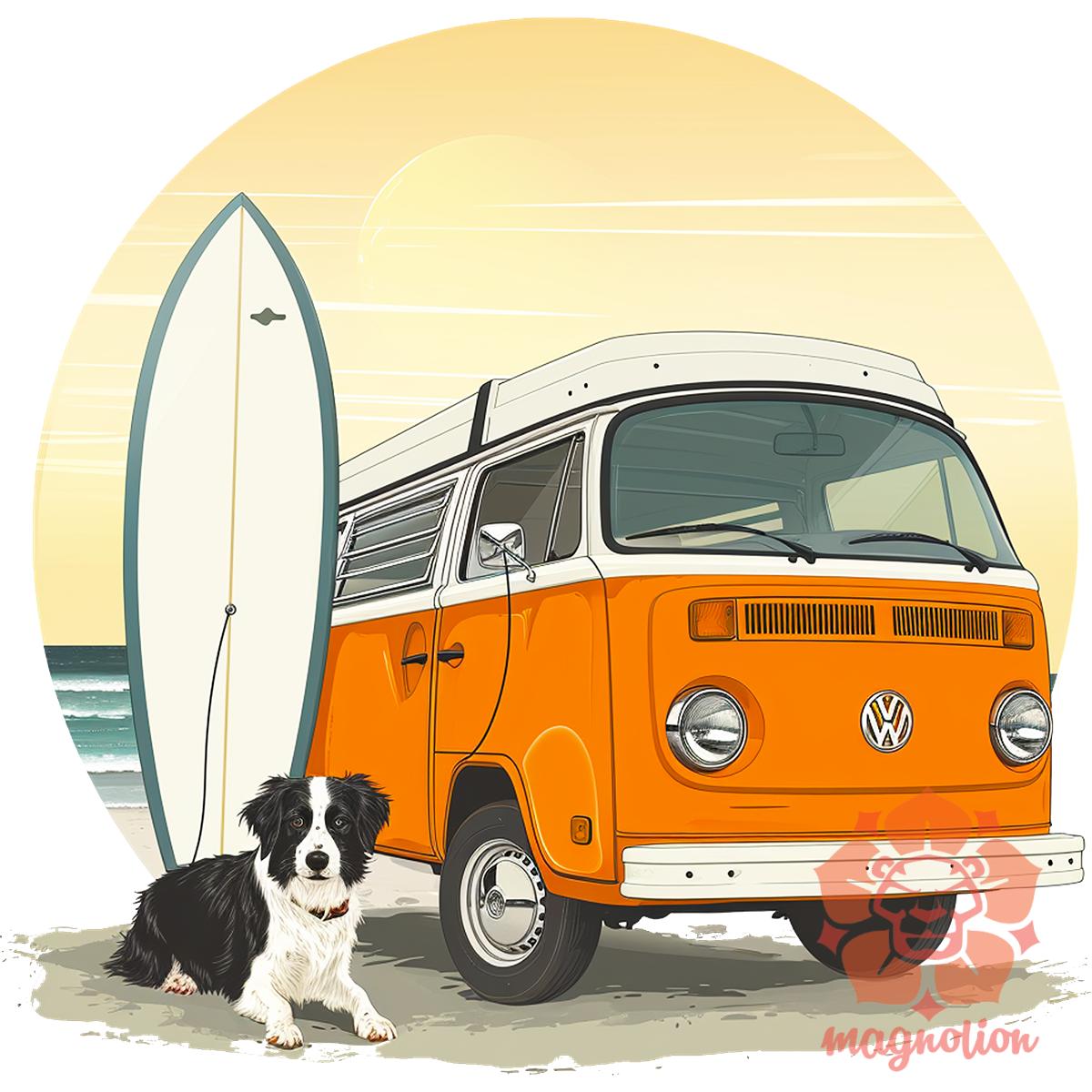 Campervan vibe v4 egyedi  pulóver 