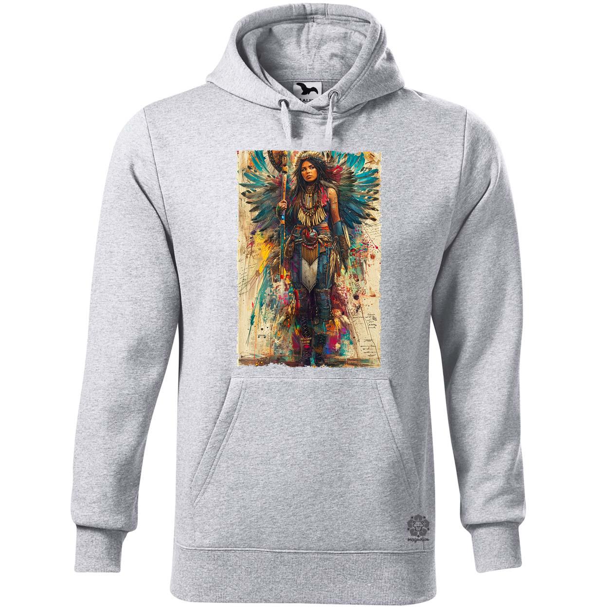 Art Nouveau amerikai őslakos v3 egyedi  pulóver 