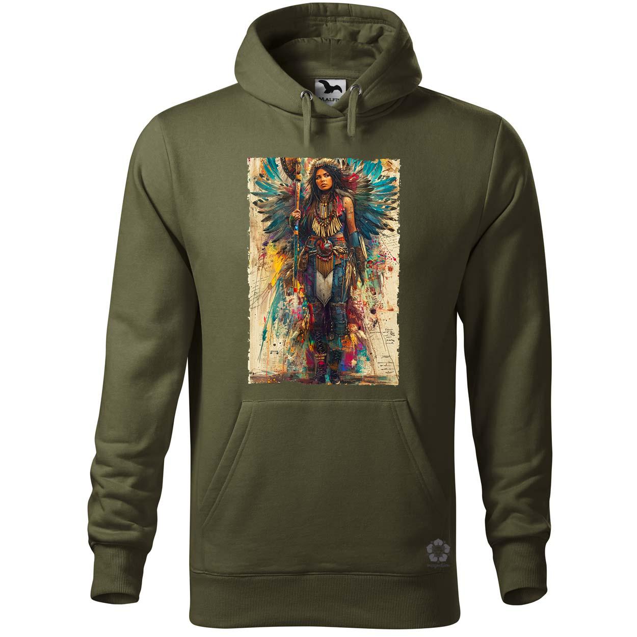 Art Nouveau amerikai őslakos v3 egyedi  pulóver 
