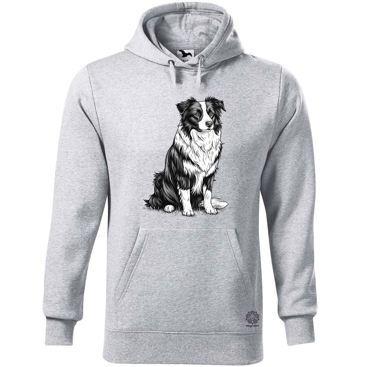 Border collie rajz v7 egyedi  pulóver 