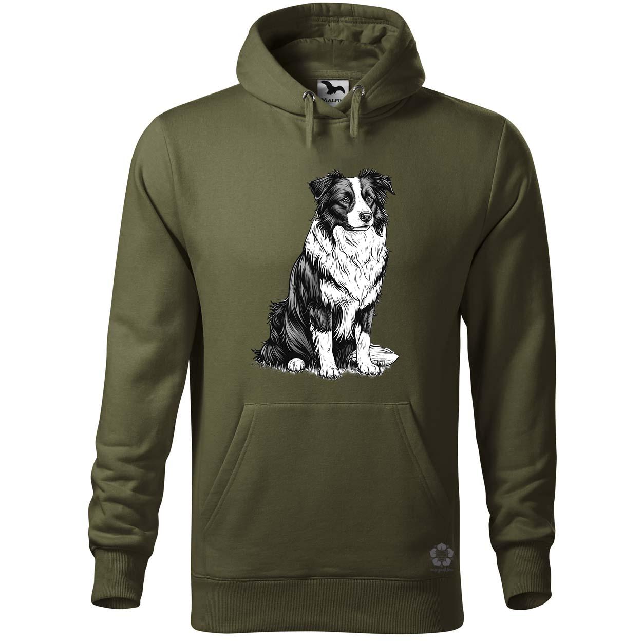 Border collie rajz v7 egyedi  pulóver 