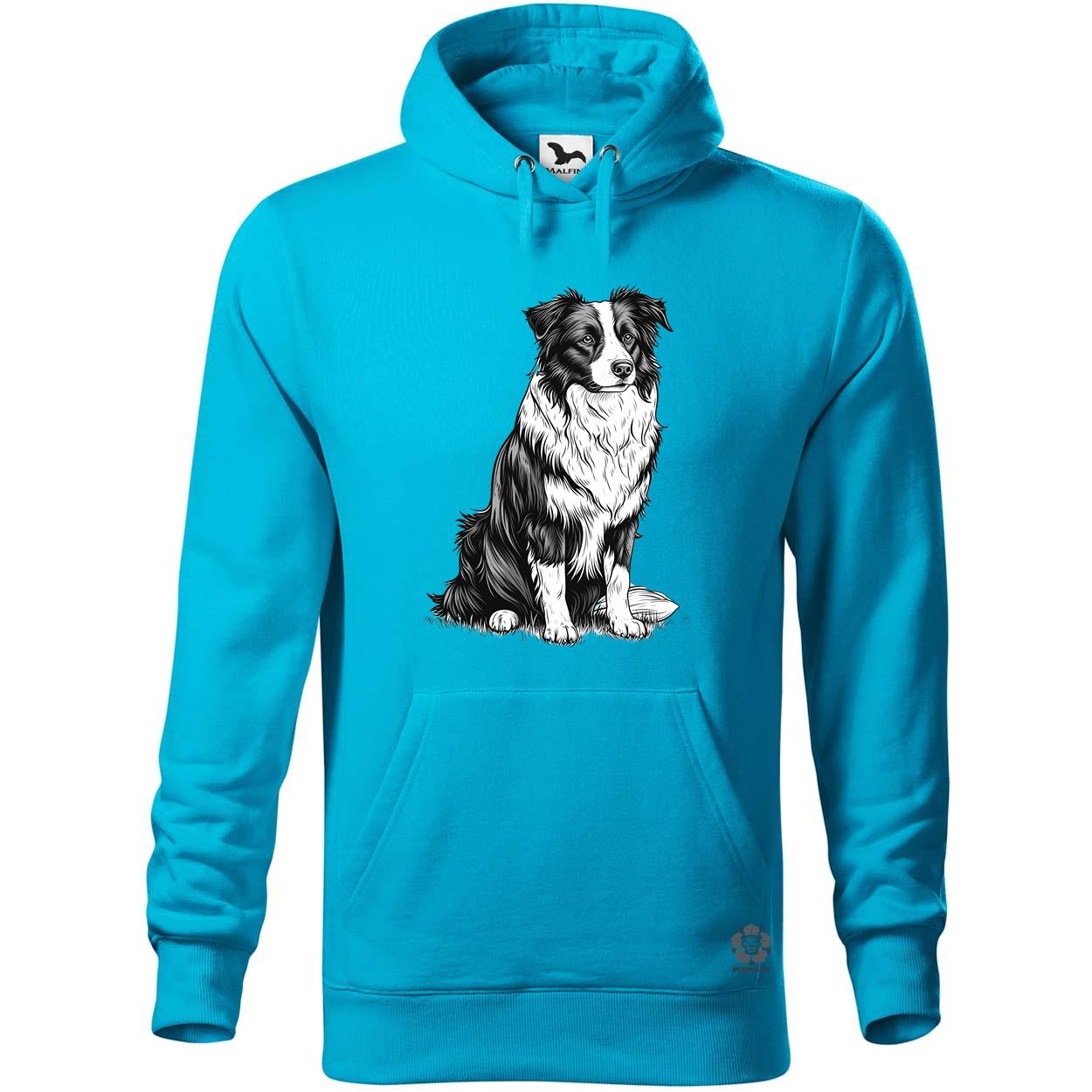 Border collie rajz v7 egyedi  pulóver 