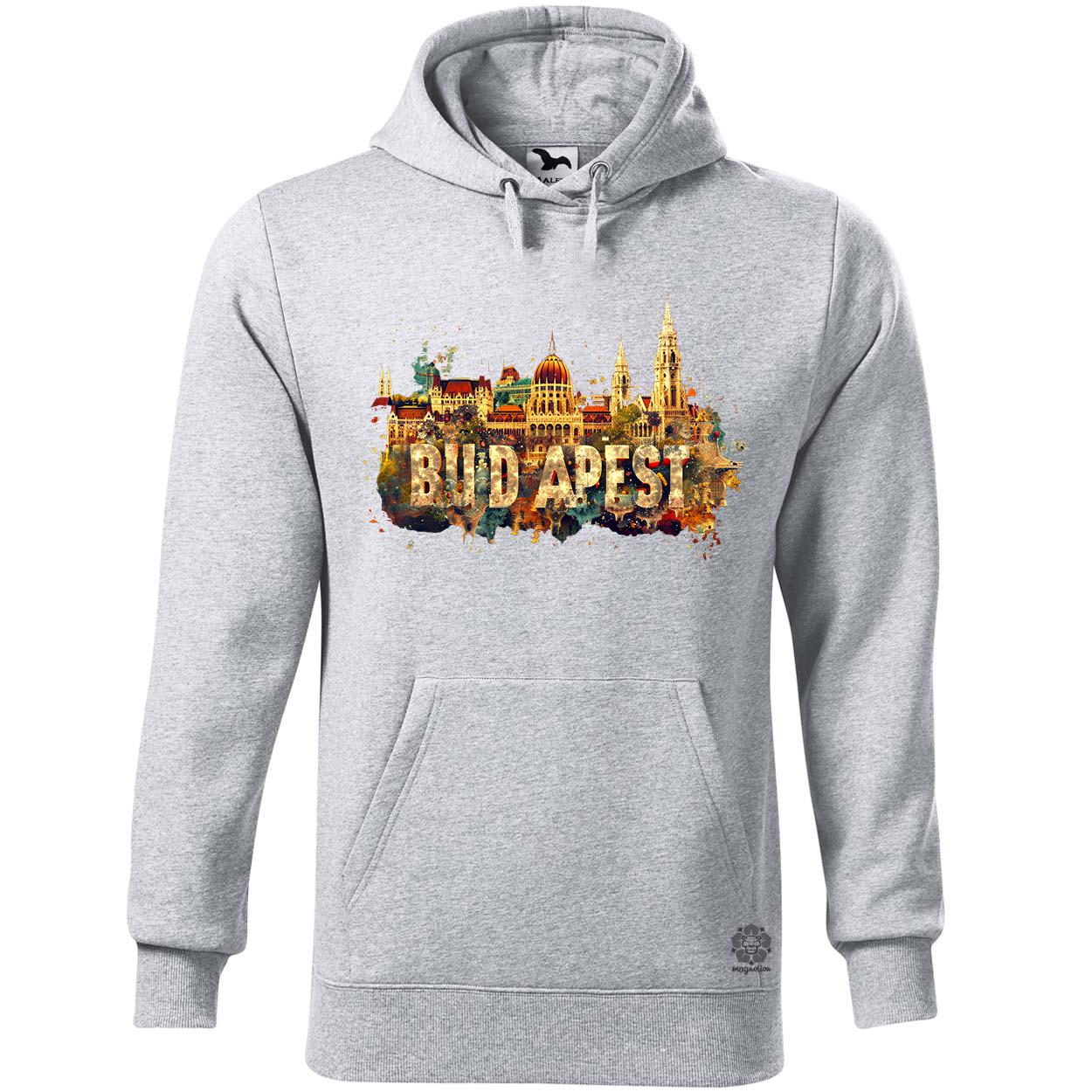 Budapest absztrakt v12 egyedi  pulóver 