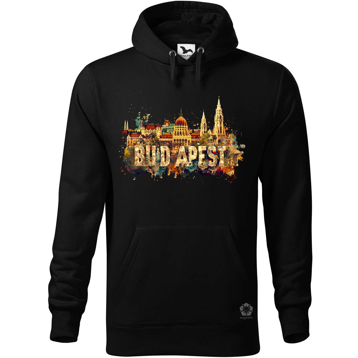 Budapest absztrakt v12 egyedi  pulóver 