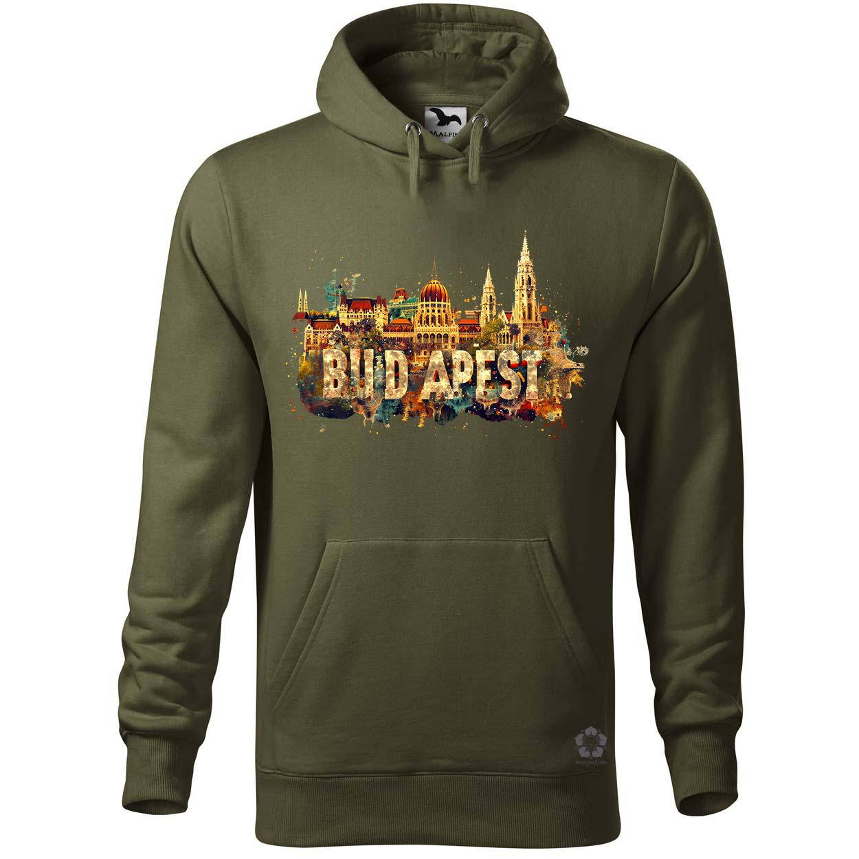 Budapest absztrakt v12 egyedi  pulóver 