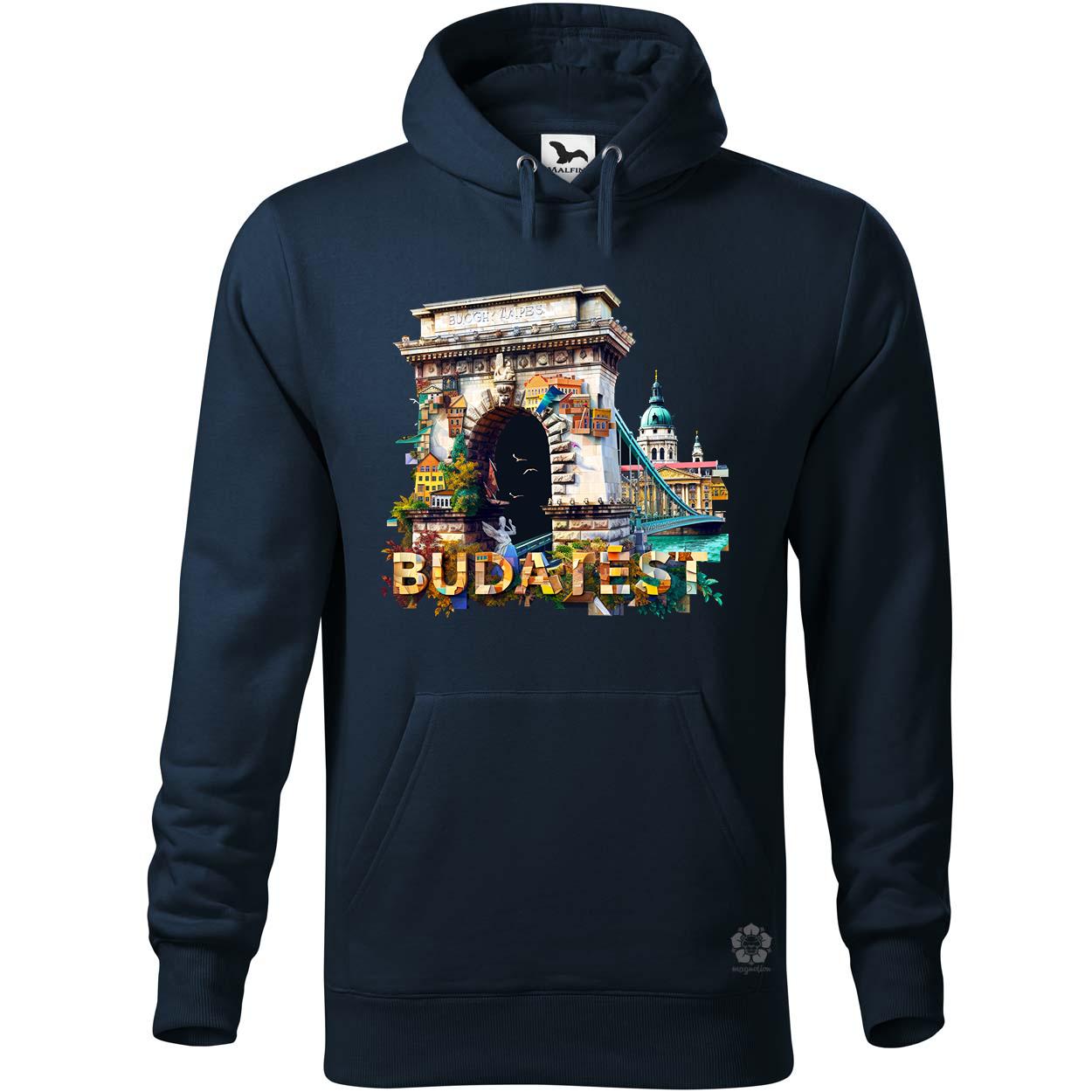 Budapest absztrakt v16 egyedi  pulóver 