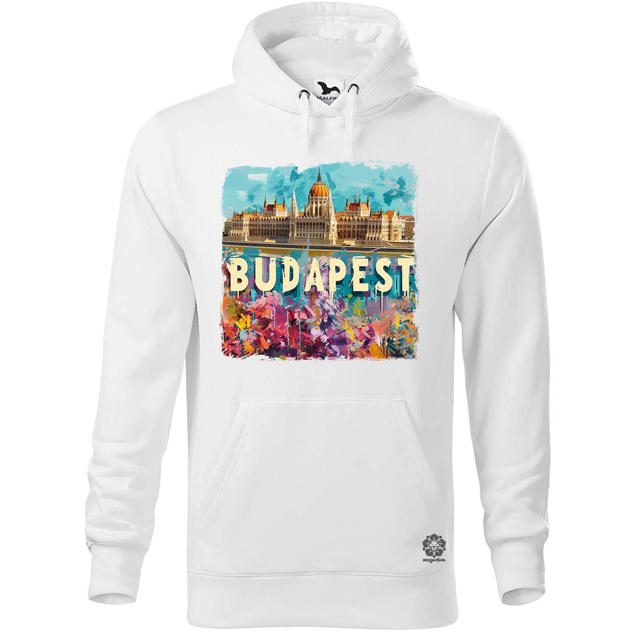 Budapest absztrakt v9 egyedi  pulóver 