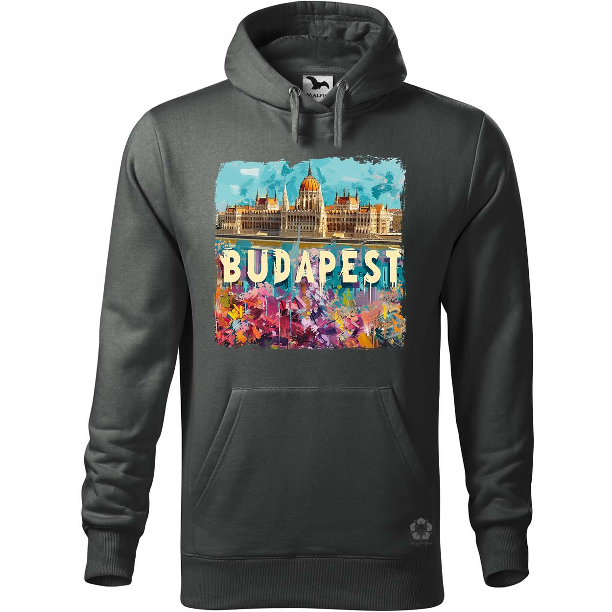 Budapest absztrakt v9 egyedi  pulóver 