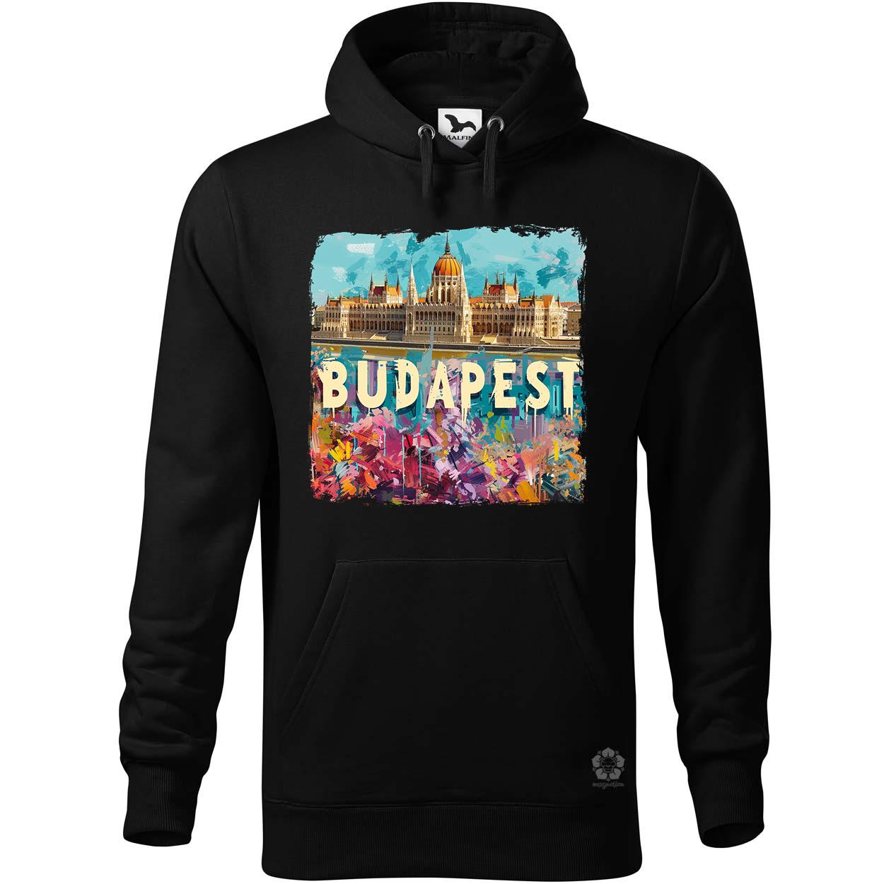 Budapest absztrakt v9 egyedi  pulóver 