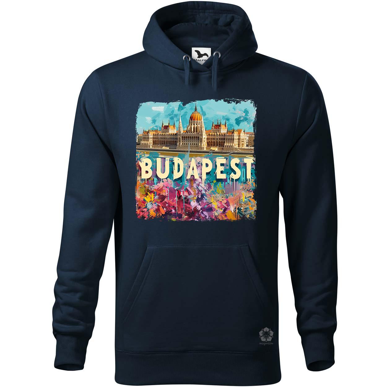 Budapest absztrakt v9 egyedi  pulóver 