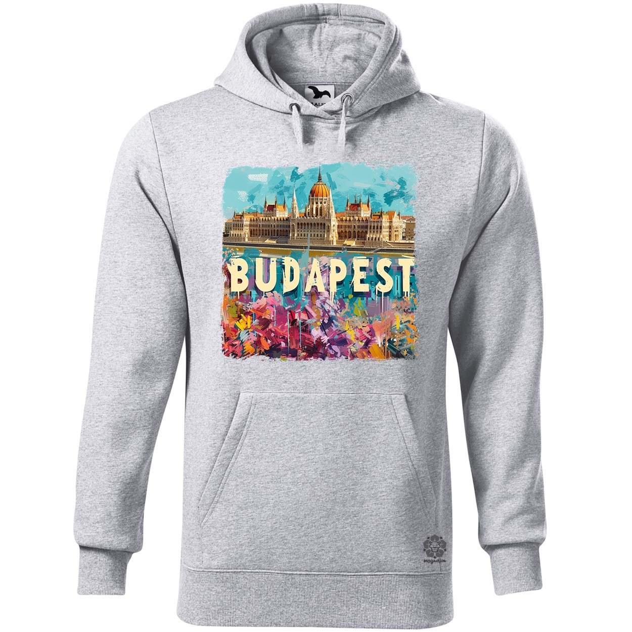 Budapest absztrakt v9 egyedi  pulóver 