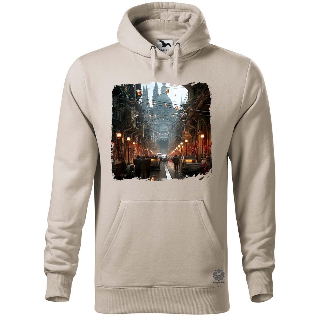 Disztópikus cyberpunk Budapest v11 egyedi  pulóver 